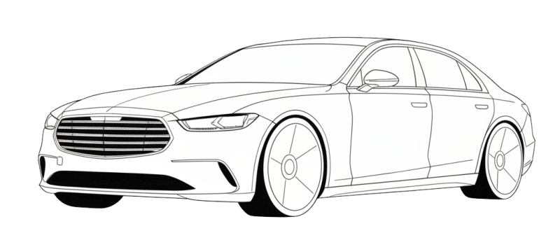 マンション掲示物用イラスト＜車・バイク・自転車関係01＞