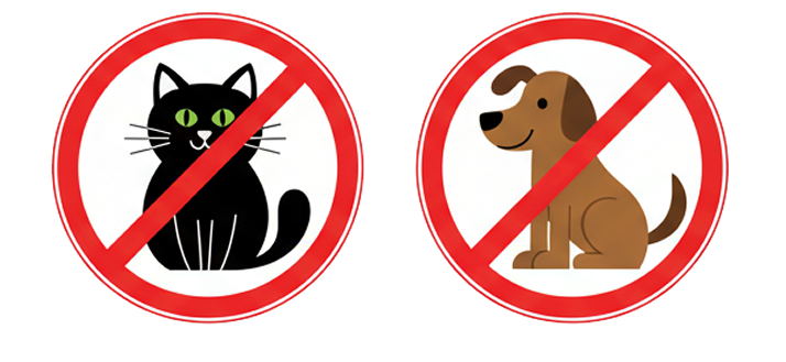 マンション掲示物用イラスト＜ペット禁止02＞