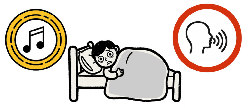 マンション掲示物用イラスト＜騒音01＞