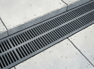 グレーチングのイラスト